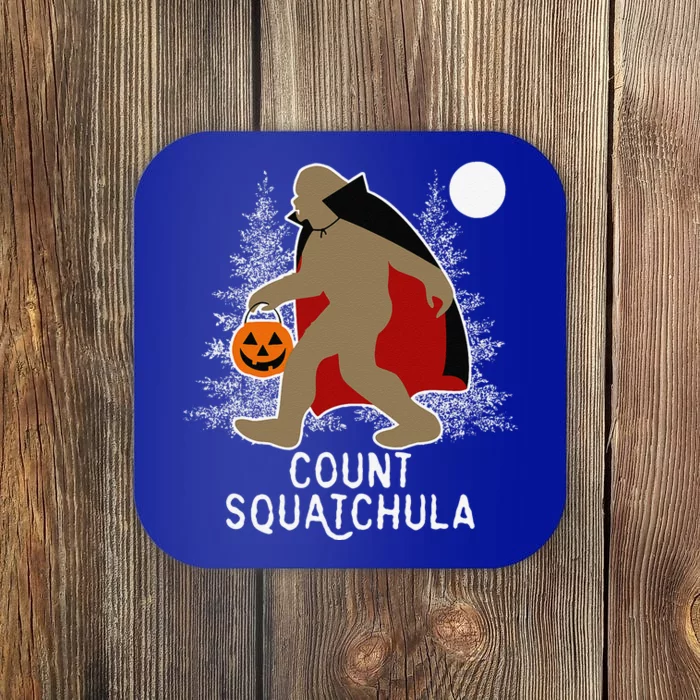 Vampire Bigfoot Funny Bigfoot Halloween Costume Coaster