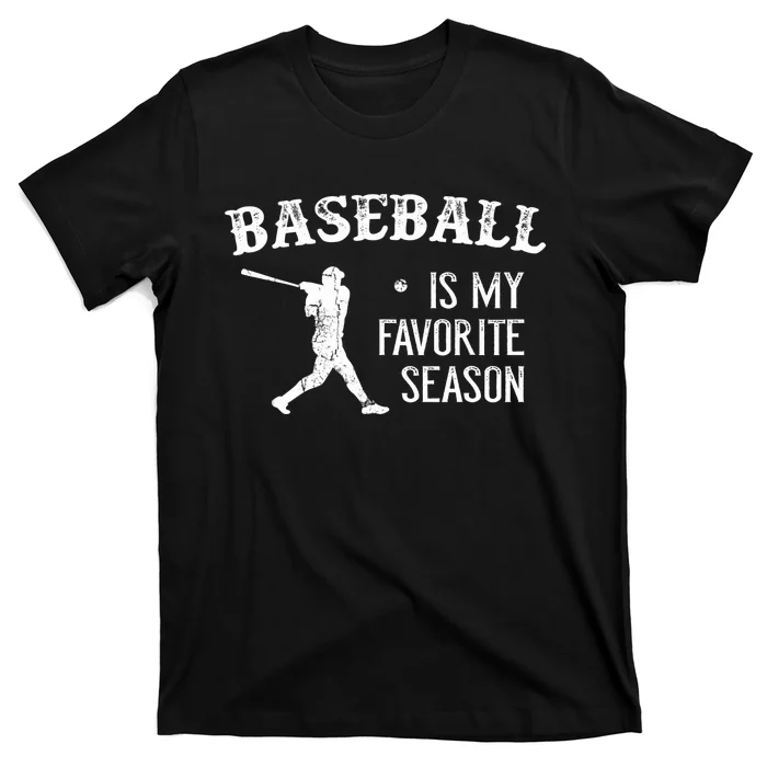 Vintage Baseball Favorite Season T-Shirt