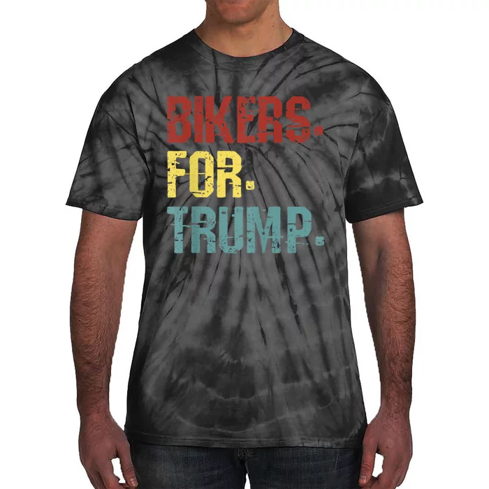 VINTAGE BIKERS FOR TRUMP 2024 Tie-Dye T-Shirt