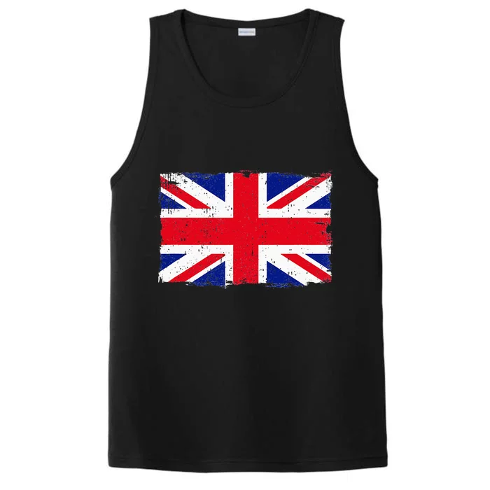 Vintage British Flag Heritage British Roots Performance Tank