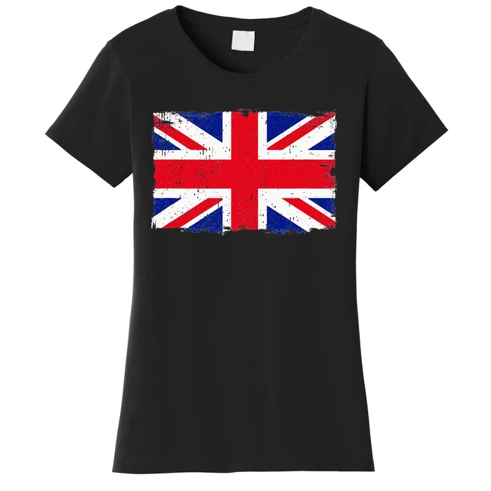 Vintage British Flag Heritage British Roots Women's T-Shirt