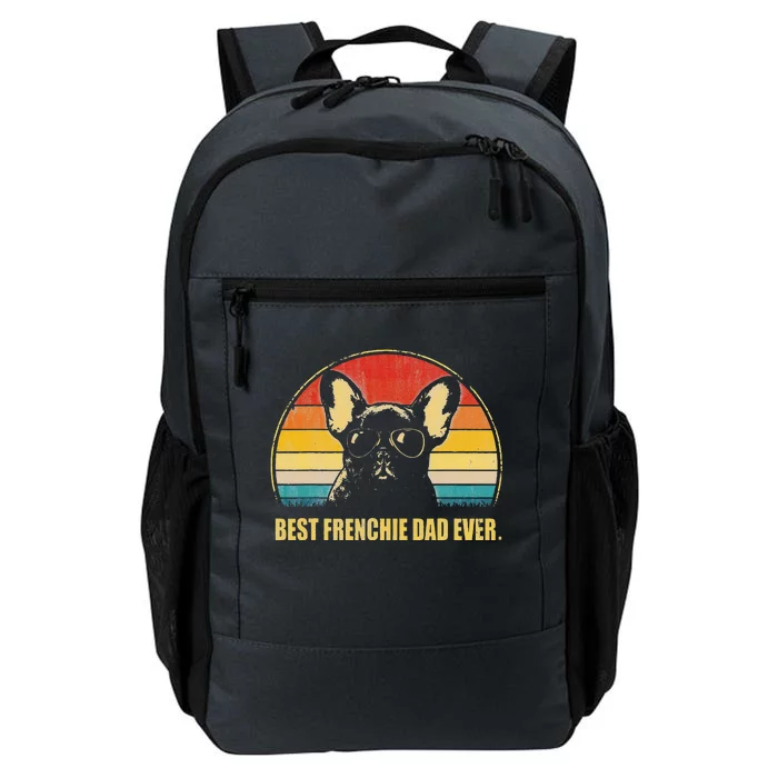 Vintage Best Frenchie Dad Ever Dog Lover For Fathers Day Daily Commute Backpack