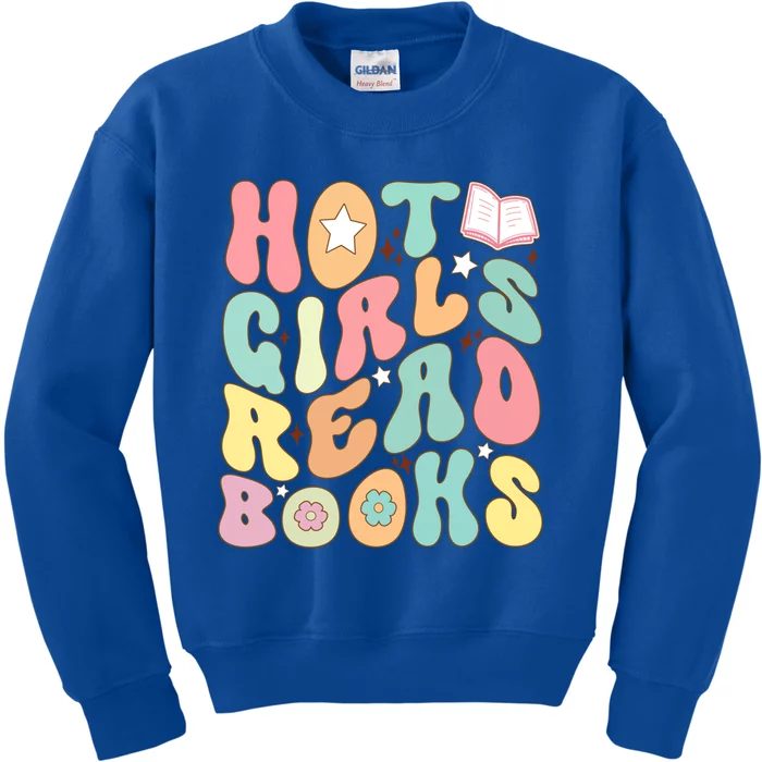 Vintage Book Gift Hot Read Books Meaningful Gift Kids Sweatshirt