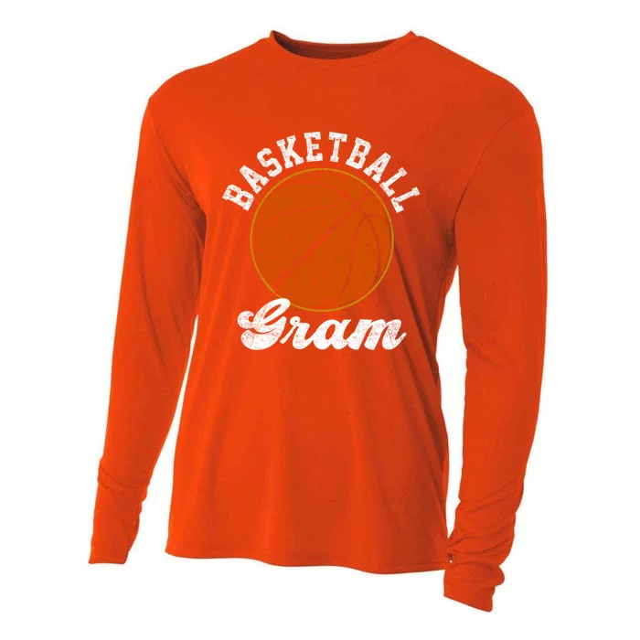 Vintage Basketball Gram Basketball Lover Fathers Day Gift Cooling Performance Long Sleeve Crew