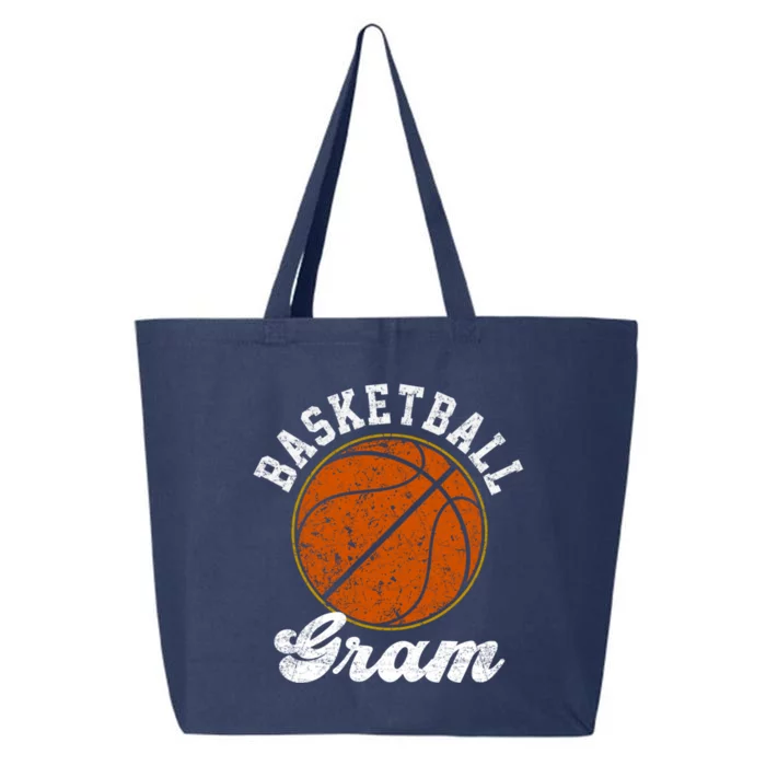 Vintage Basketball Gram Basketball Lover Fathers Day Gift 25L Jumbo Tote