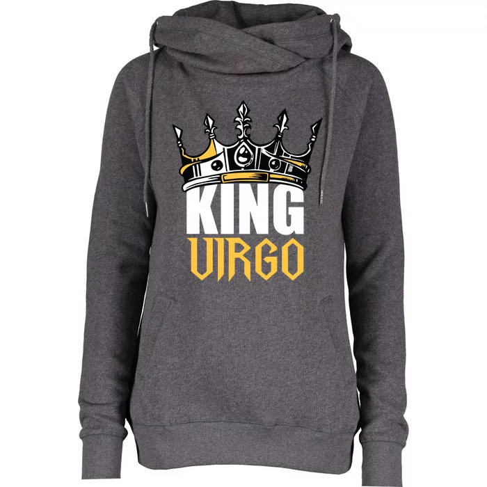 Virgo Birthday Gifts King Virgo Zodiac Womens Funnel Neck Pullover Hood