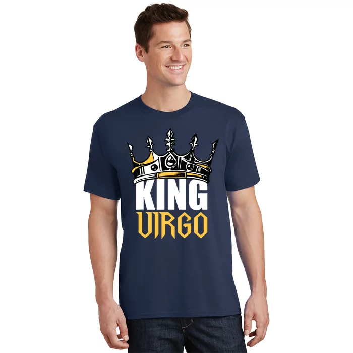 Virgo Birthday Gifts King Virgo Zodiac T-Shirt