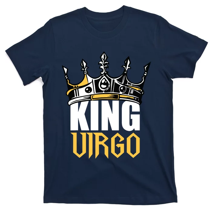 Virgo Birthday Gifts King Virgo Zodiac T-Shirt