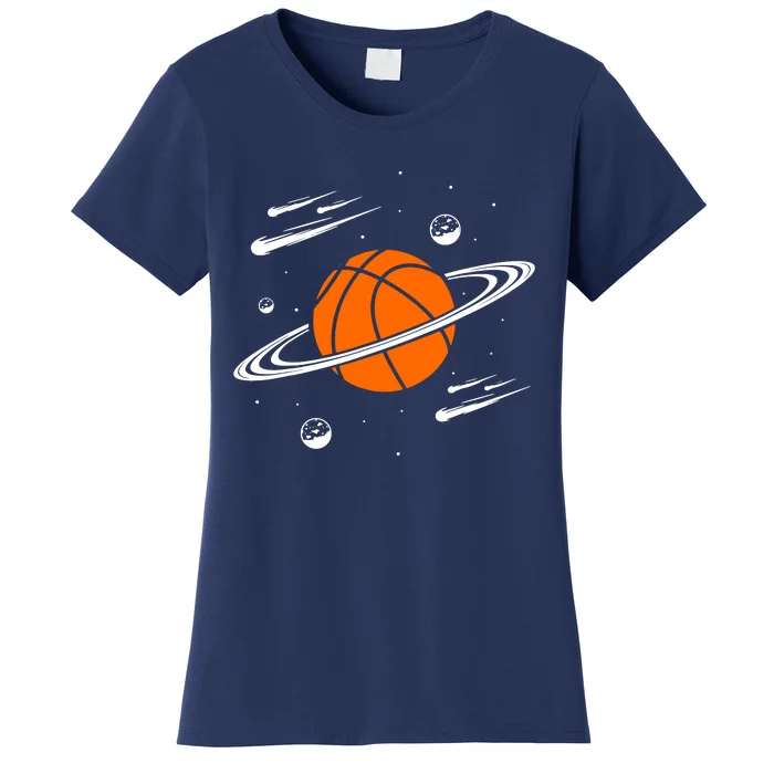 Vintage Basketball Graphic Design Cool Basketball Women's T-Shirt