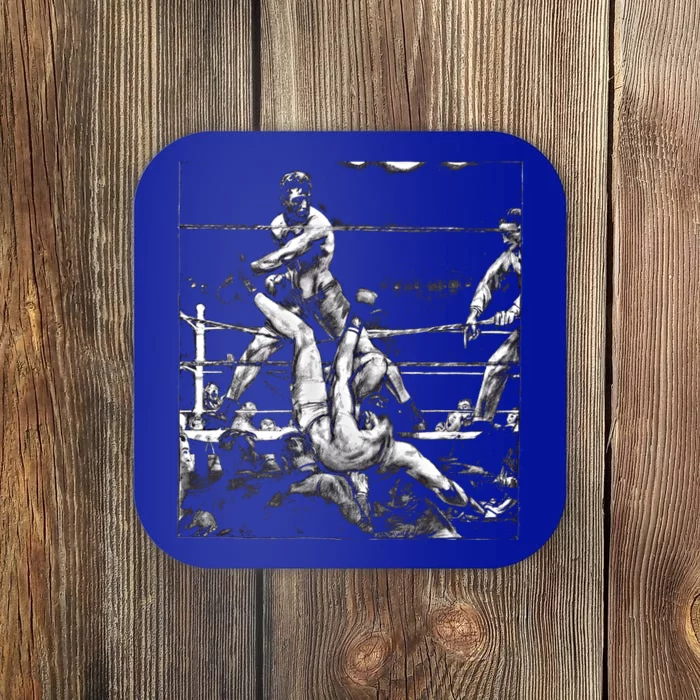 Vintage Boxer Gift Boxing Gloves Boxing Coach Gift Coaster