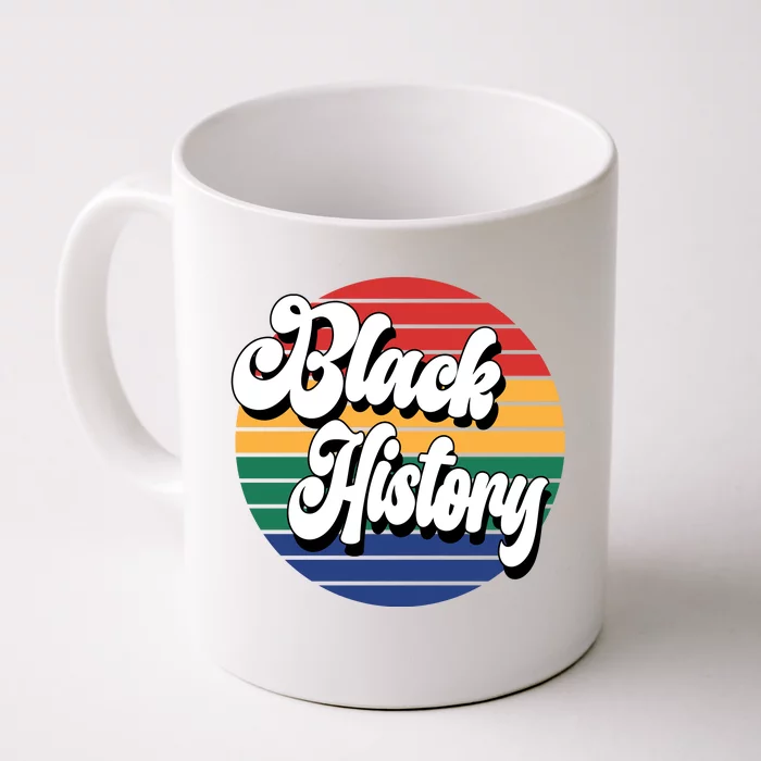 Vintage Black History Month Gift Front & Back Coffee Mug