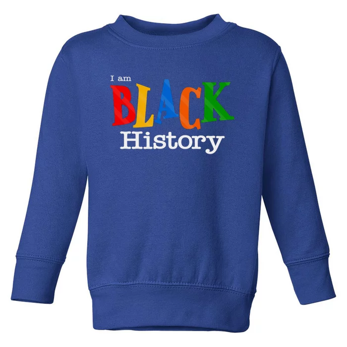 Vintage Black History Month Gift Fist Gift Cool Gift Toddler Sweatshirt