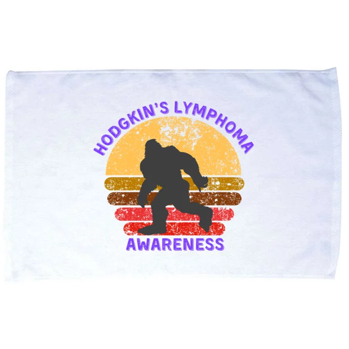 Vintage Bigfoot Hodgkin’s Lymphoma Awareness Microfiber Hand Towel