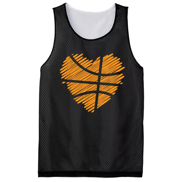 Valentine Basketball Heart Basketball Mesh Reversible Basketball Jersey Tank