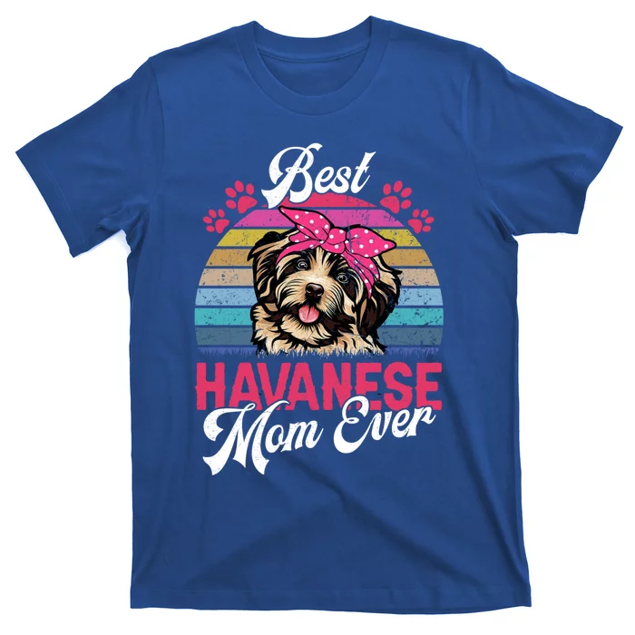 Vintage Best Havanese Mom Ever Gift T-Shirt