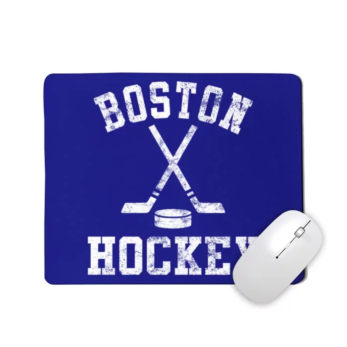 Vintage Boston Hockey Gift Mousepad