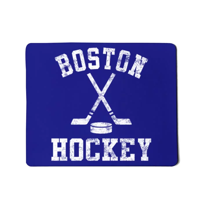 Vintage Boston Hockey Gift Mousepad