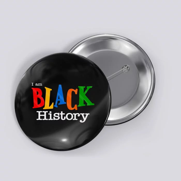 Vintage Black History Month Fist Button