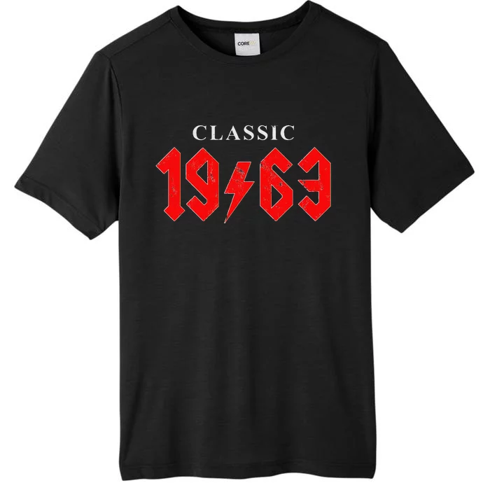 Vintage Born In 1963 Classic Birthday ChromaSoft Performance T-Shirt