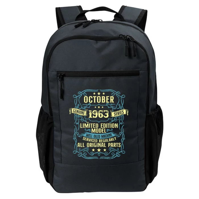 Vintage Born In October 1963 Birthday Daily Commute Backpack