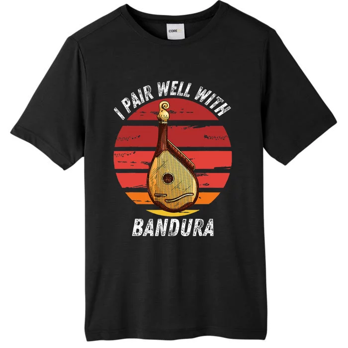 Vintage Bandura I Pair Well With Bandura Instrument ChromaSoft Performance T-Shirt