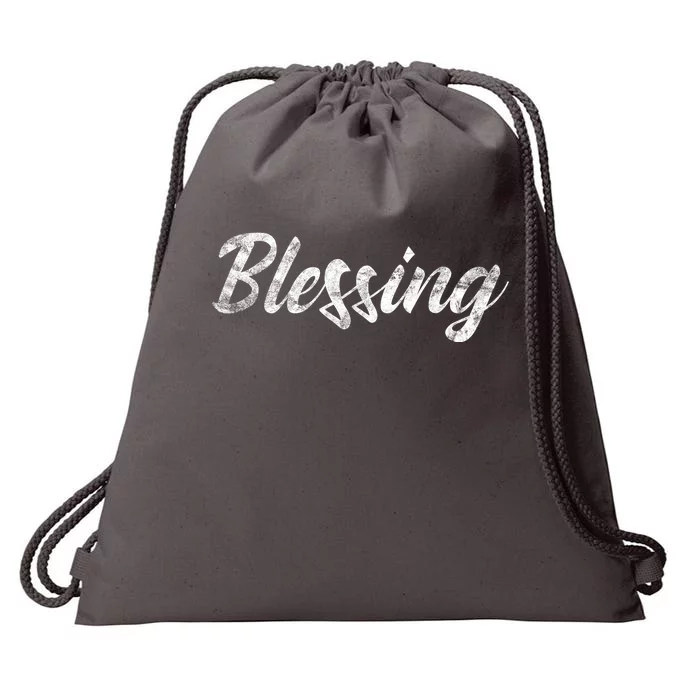 Vintage Blessing In Disguise Halloween Costume Drawstring Bag