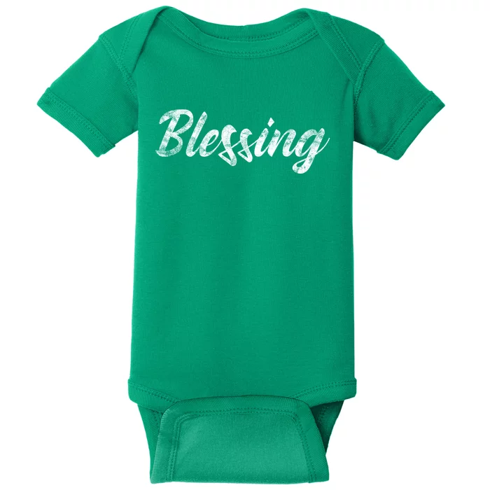 Vintage Blessing In Disguise Halloween Costume Baby Bodysuit