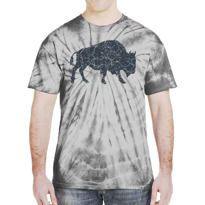 Vintage Buffalo I Distressed Bison Tie-Dye T-Shirt