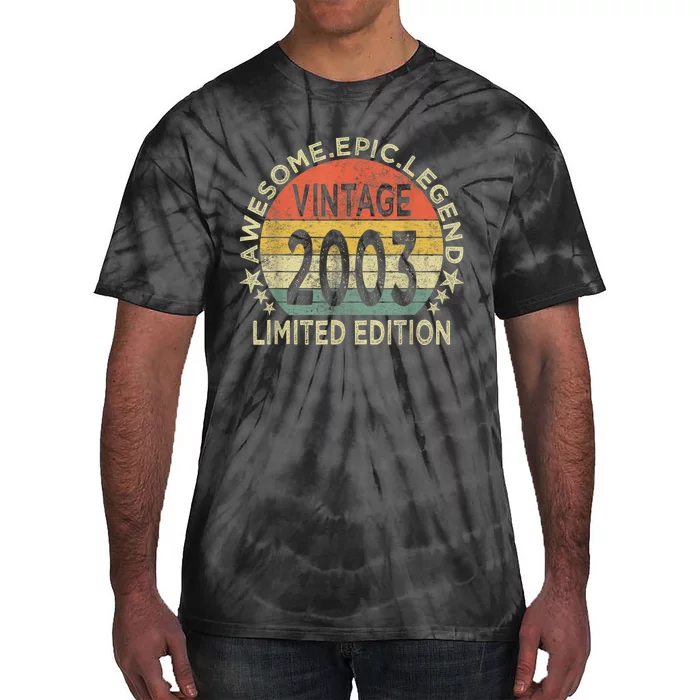 Vintage Born In 2003 Shirt Limited Edition Funny 20 Year Old Tie-Dye T-Shirt