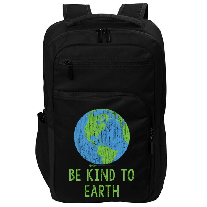 Vintage Be Kind To Earth World Earth Day Environtal Gift Impact Tech Backpack