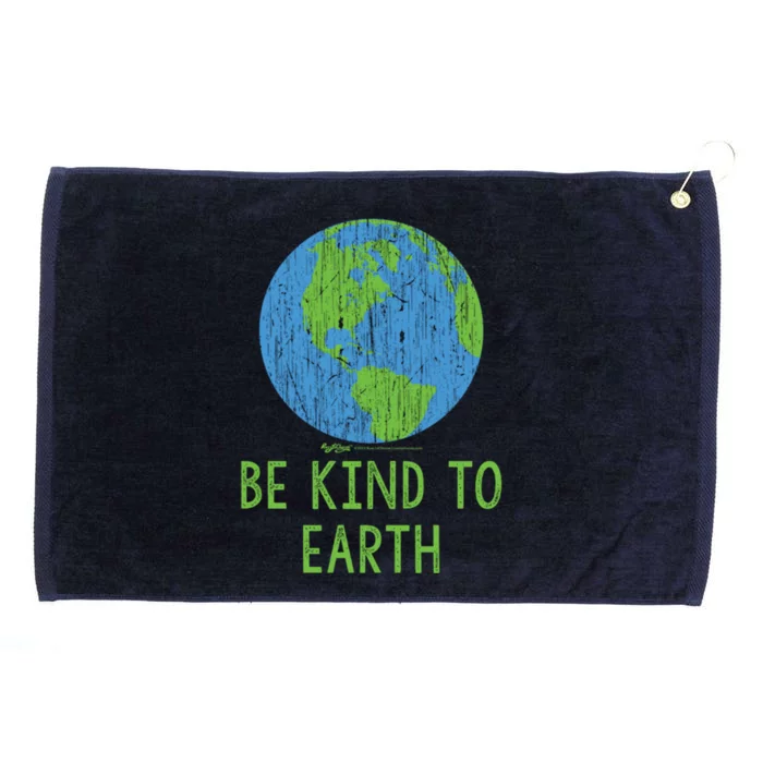 Vintage Be Kind To Earth World Earth Day Environtal Gift Grommeted Golf Towel