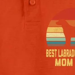 Vintage Best Labrador Retriever Mom Ever Gift Dry Zone Grid Performance Polo