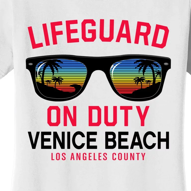 Venice Beach Los Angeles County Lifeguard On Duty Women's T-Shirt