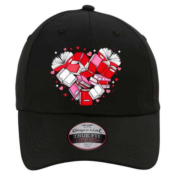 Valentine Book Lover Heart Shape Librarian Bookworm Costume The Original Performance Cap