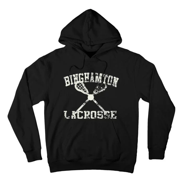 Vintage Binghamton Lacrosse Tall Hoodie