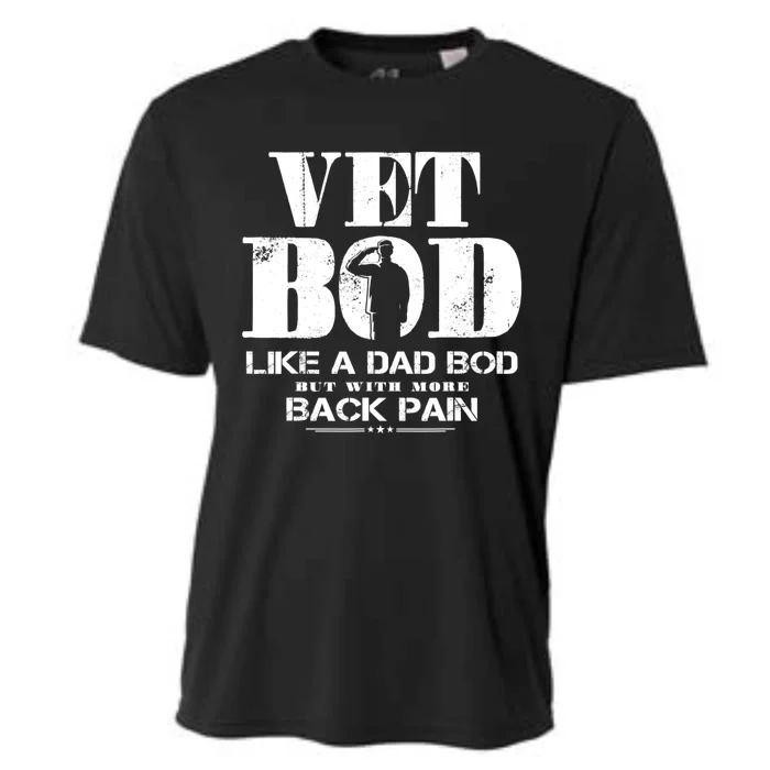 Vet Bod Like A Dad Bod But With More Back Pain Cooling Performance Crew T-Shirt