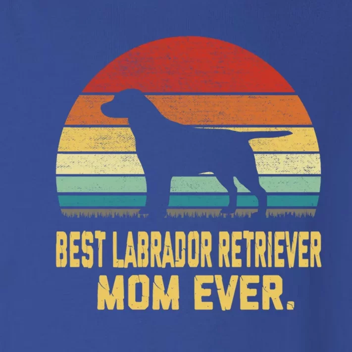 Vintage Best Labrador Retriever Mom Ever Funny Gift Toddler Long Sleeve Shirt