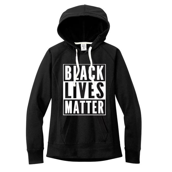 Vintage Black Lives Matter Distressed Blm Gift Women's Fleece Hoodie