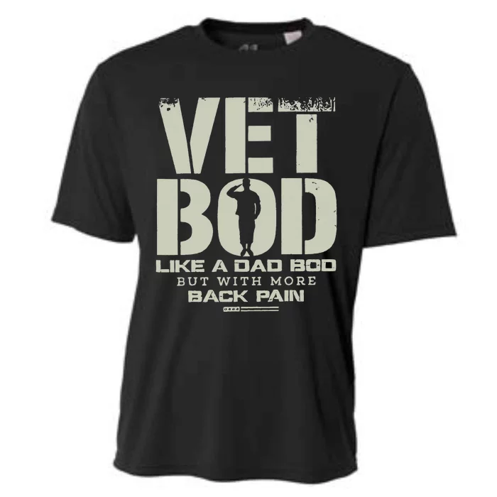 Vet Bod Like Dad Bod But With More Back Pain Cooling Performance Crew T-Shirt