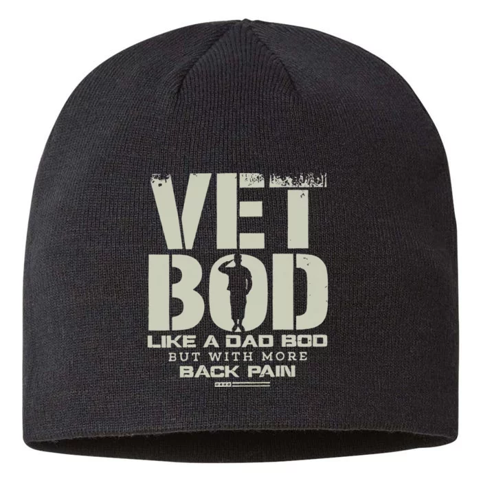 Vet Bod Like Dad Bod But With More Back Pain 8 1/2in Sustainable Knit Beanie