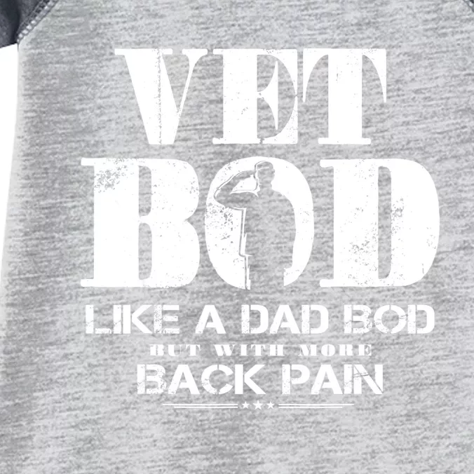 Vet Bod Like A Dad Bod But With More Back Pain Infant Baby Jersey Bodysuit