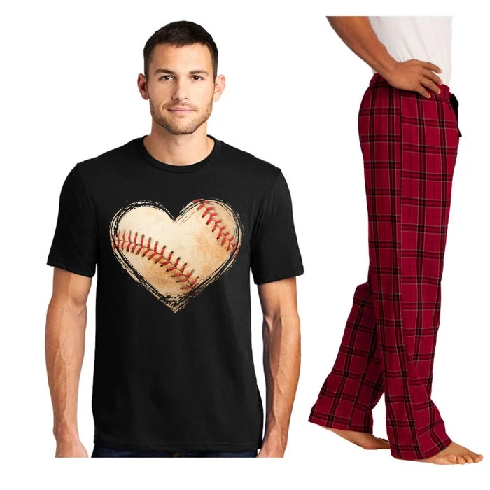 Vintage Baseball Lover Pajama Set