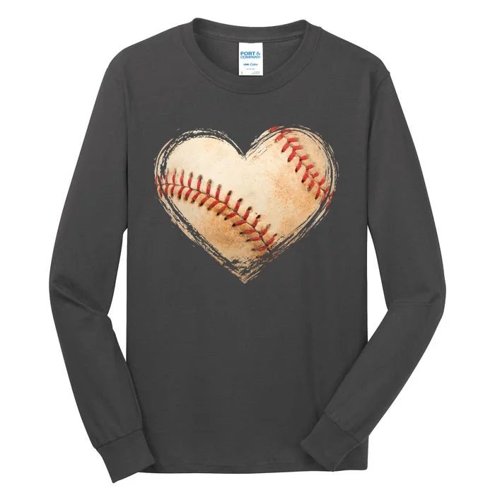 Vintage Baseball Lover Tall Long Sleeve T-Shirt