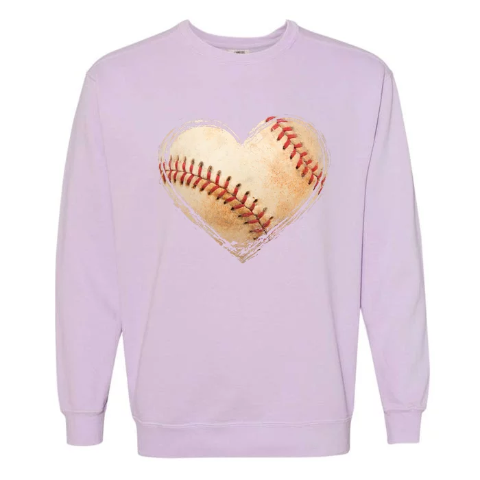 Vintage Baseball Lover Garment-Dyed Sweatshirt