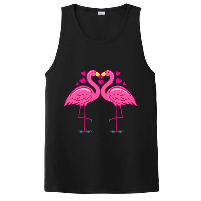 Valentines Bird Lover Gift Performance Tank