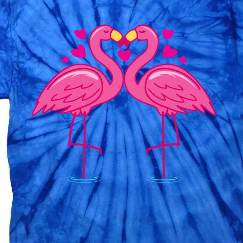 Valentines Bird Lover Gift Tie-Dye T-Shirt