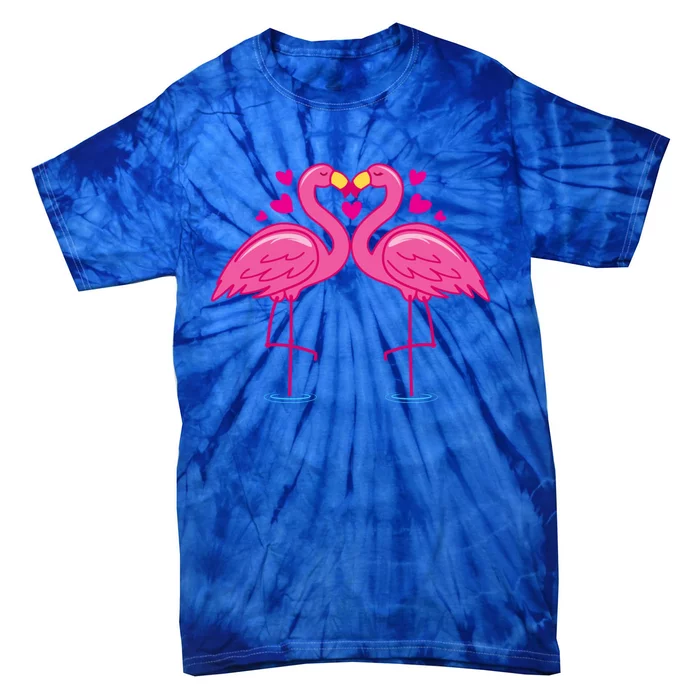 Valentines Bird Lover Gift Tie-Dye T-Shirt