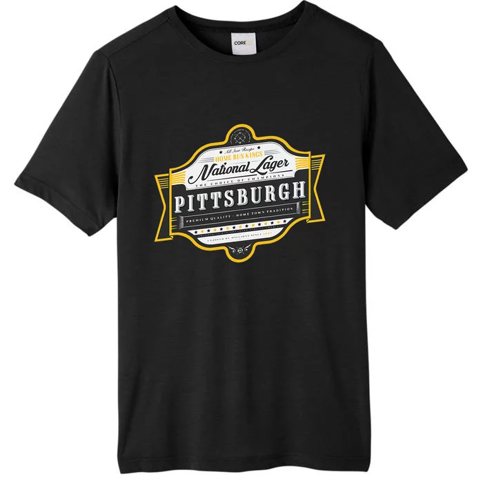 Vintage Beer Label Pittsburgh ChromaSoft Performance T-Shirt