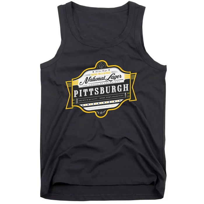 Vintage Beer Label Pittsburgh Tank Top