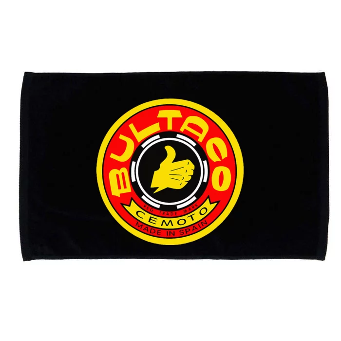 Vintage Bultaco Motorcycle Microfiber Hand Towel